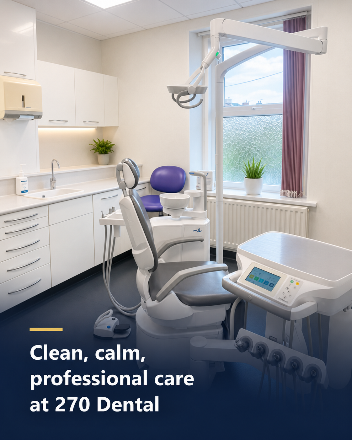 Treatment room at 270 Dental
