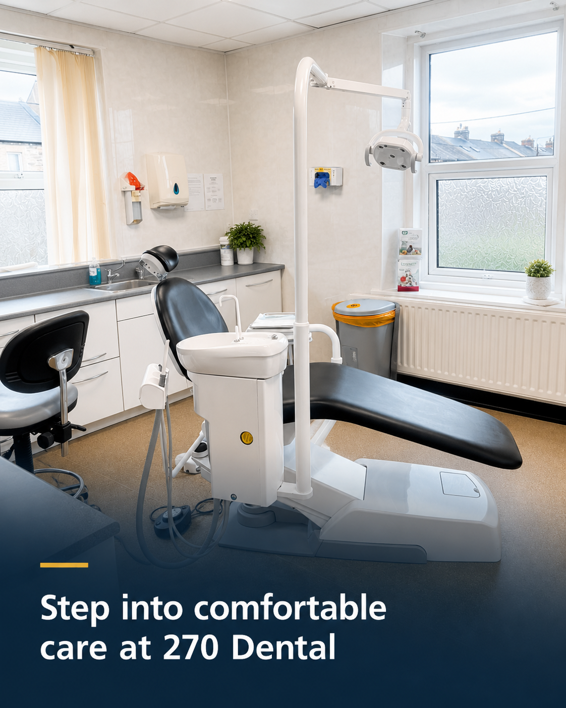 Treatment room at 270 Dental